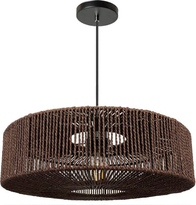Toolight App1295-1Cp Hanglamp Bruin 40X40X12,5Cm