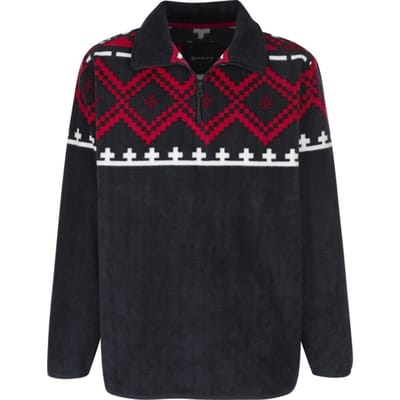 Babista herren Sweatshirt - 48/50 - donkerblauw - Plus Size