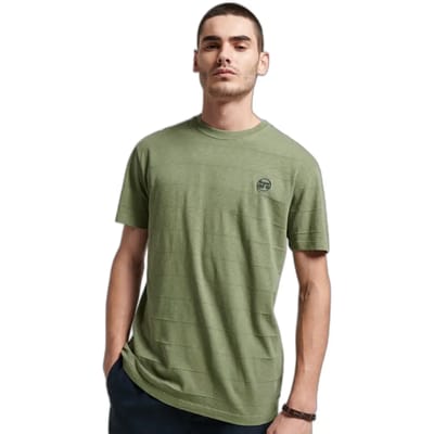 T-shirt met structuur van biologisch katoen Superdry Vintage