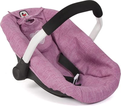 Pop autostoeltje, jeans roze