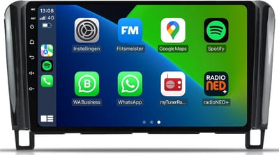 Carplay autoradio voor Nissan X-trail | Qashqai | 2014 t/m 2021 | Android 13 | Draadloos Apple Carplay & Android Auto | 2GB + 32GB | 8-Core processor | Davilon | 2025 model | 2014 2015 2016 2017 2018 2019 2020 2021 | Bluetooth & Wifi