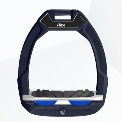 Veiligheidsstrijkers Paardrijden Hellend Grip Groen/Grijs/Blauw Flex-On Safe-On