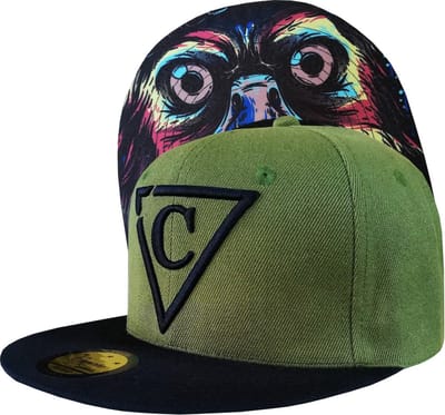 Capiche® Snapback Pet Heren – Mighty Eagle – Groen & Zwart – Verstelbaar met Druksluiting – Sportcap – Baseball Cap – Capiche Caps