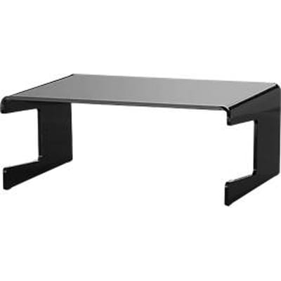 Monitorstandaard voor flatscreens, B 300 x D 230 x H 125 mm, acryl, zwart
