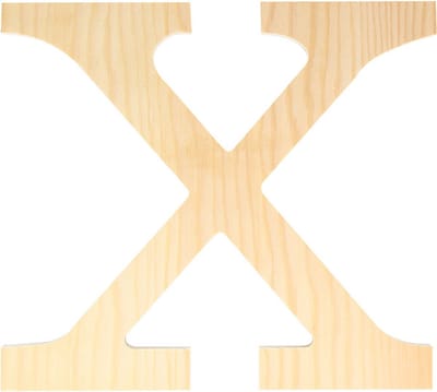 Artemio houten letter X 19 cm