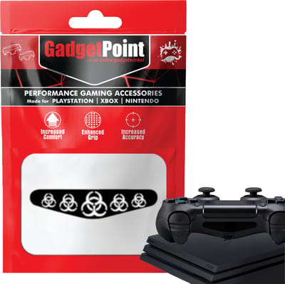 Gadgetpoint - Controller Stickers voor PS4, PlayStation 4 - Performance Gaming Skin - Bescherming Accessoires - Gamen