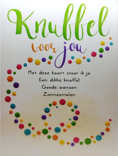 Kaart - Intense - Knuffel voor jou - TE016-B