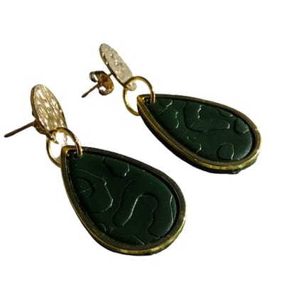 2 Love it Drops - Oorbellen - 4 x 1.5 cm - Polymeerklei - Stainless steel - Lichtgewicht