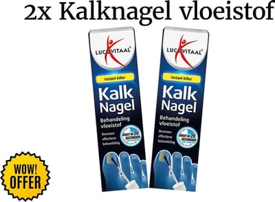 Lucovitaal Kalknagel behandeling Vloeistof - Anti-schimmel - Klinisch bewezen effectief - 2 stuks