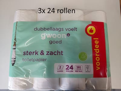 Gwoon G'woon - Toiletpapier 2-laags - 72 rollen