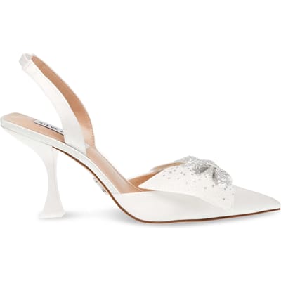 Steve Madden Niteowl-p Sandals Ivory Satin Größe: 39 | Pumps Outlet | Damen | Weiß