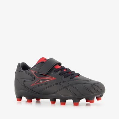 Dutchy FG kinder voetbalschoenen zwart rood - Maat 26 - Uitneembare zool