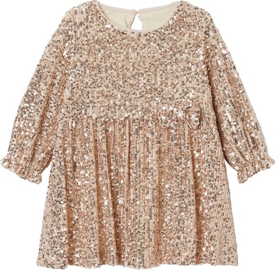 Vertbaudet Festliches Baby Kleid mit Pailletten