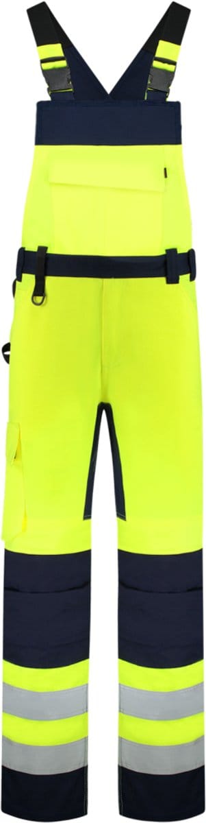 Tricorp 753005 Amerikaanse Overall High Vis Bicolor - Fluo Geel/Inkt - 52