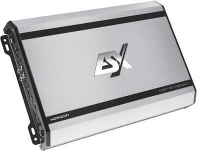 ESX HXE100.4 4 kanaals zilver / Auto versterker 800W / 4 x 100W RMS / Class A/b