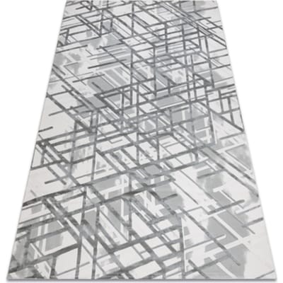 Kleden Rugsx Tapijt ACRYL VALS 8381 Lijnen ruimtelijk 3D 80x300 cm