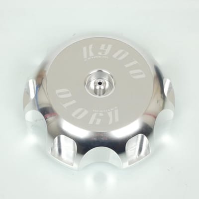 Bouchon de réservoir Kyoto aluminium poli pour moto Yamaha 450 WR Neuf