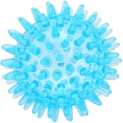Stekelige Bal Hol Zacht Transparant Kracht Handoefening Massagebal voor Hand Pols 6cm / 2.4in white