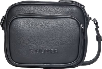 s.Oliver Schoudertas Crossbody Bag Grey / Black Zwart