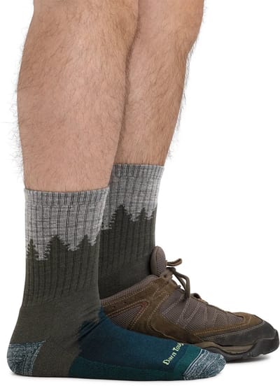 Number 2 Micro Crew Midweight with Cushion - Hikingsokken en wandelsokken van merinowol