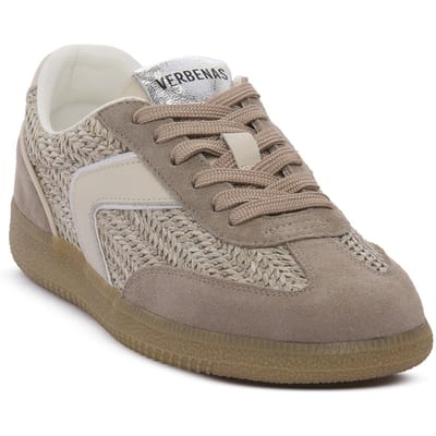 Verbenas Sound Tropic Piedra Cuero Sneakers Beige Suede Dames - Beige - 37