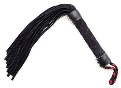 Smart Moves - Leather Flogger 38 cm black