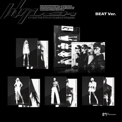 Selecteer POB BEAT Versie AESPA 5e Mini Album Whiplash No POB Random gray