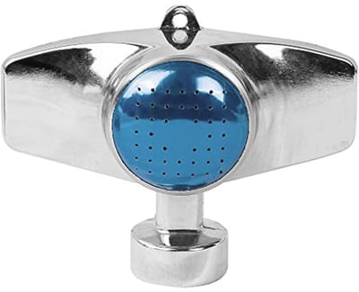 360 Graden Metalen Spot Sproeier voor Tuinbewatering – Cirkelpatroon Sproeier met Zachte Waterstroom, Bereik tot 30 Voet