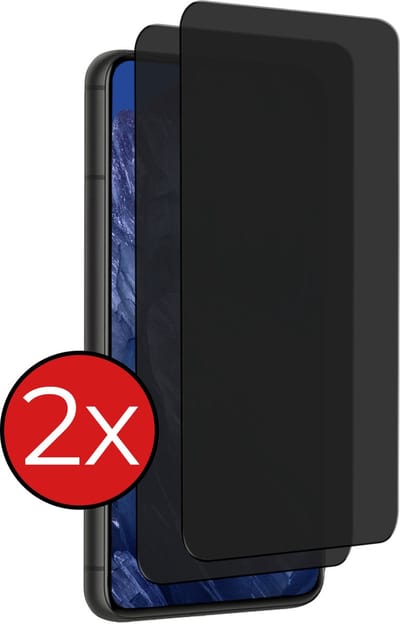 Screenprotector - 2 Stuks - Geschikt voor Google Pixel 8a - Privacy Filter - Beschermglas - Gehard Glas - Tempered Glass - Screen Protector