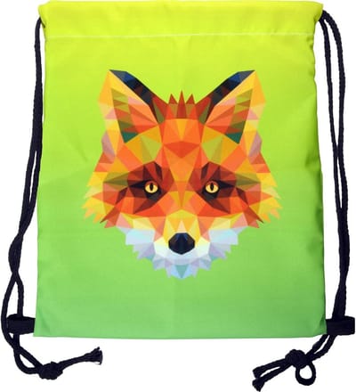 Gekleurde Gymtas met All-Over Print en Versterkte Bodem