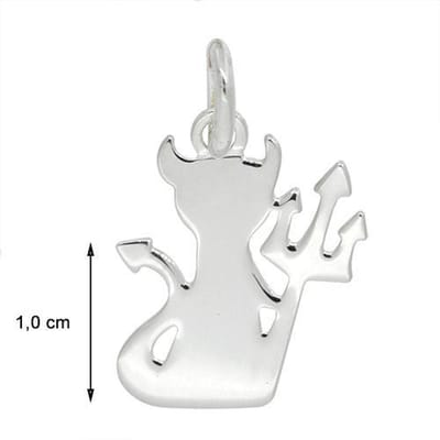 Blinx Jewels Zilveren Hanger Duiveltje