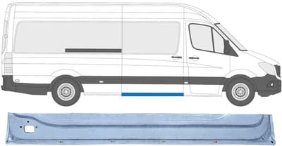 Schuifdeur reparatiepaneel binnen voor Volkswagen Crafter 2005-2017 / Rechts