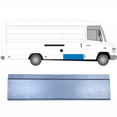 Interne reparatie achterste deuren voor Mercedes Vario 1996- / Links = Rechts