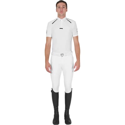 Polo voor paardrijden met knoop Equestro