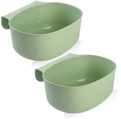 2 x luiertafel-organizer om op te hangen, opvangbak voor keukenafval om op te hangen, wasbak baby voor luiertafel, afvalemmer, afvalbak, laden, groen