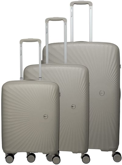 Travelite Tamaris x Travelite Voyaage 4 wielen Kofferset 3-delig met uitbreidingsplooi - Harde bagage - TSA slot - sand
