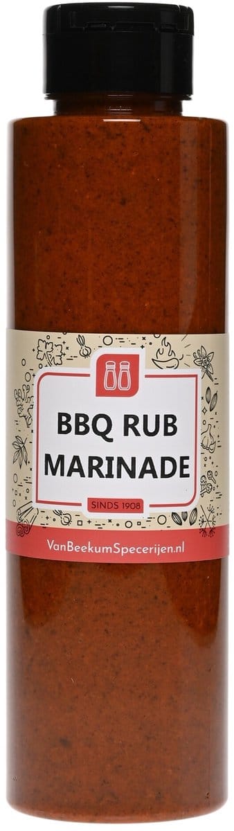 Van Beekum Specerijen - BBQ Vlees Marinade - Knijpfles 500 ml