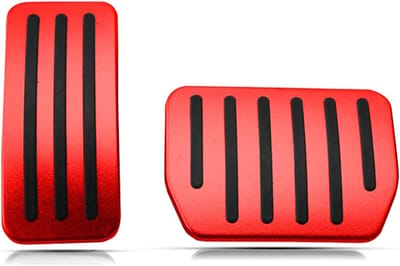 Pedal Covers voor Tesla Model 3 en Model Y 2022-2023, Aluminium, Antislip, Versieringen voor Accelerator en Rem