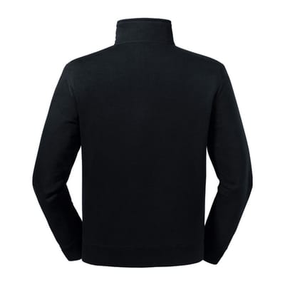 Russell Heren Authentieke Kwartier Ritssweatshirt (Zwart)