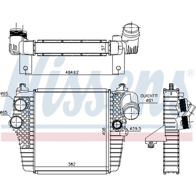 Intercooler NISSENS 961204