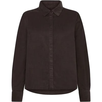 Vrouwen lange mouwen velours shirt KnowledgeCotton Apparel