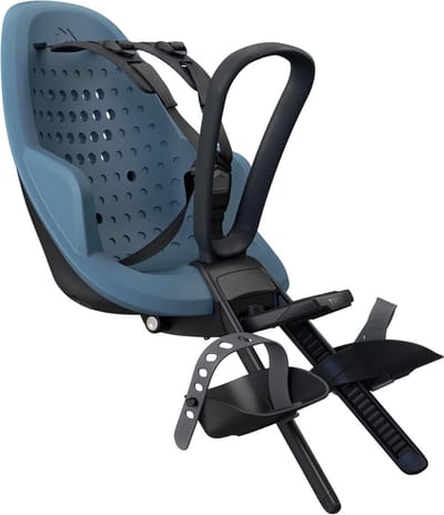 Kinder Fietsstoeltje - Voorzitje Kind - Fietsen Met Kind - Veilig En Comfortabel - Tot 15kg - Blauw