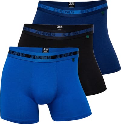 JBS Heren lang short / pant 3 pack Bamboo