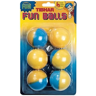 Tibhar Fun Balls Tweekleurig - Ping Pong Ballen