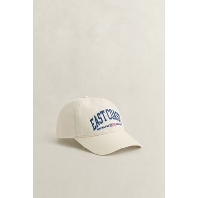 Gant Cap Graphic Cotton Canvas 1949 Cream / male