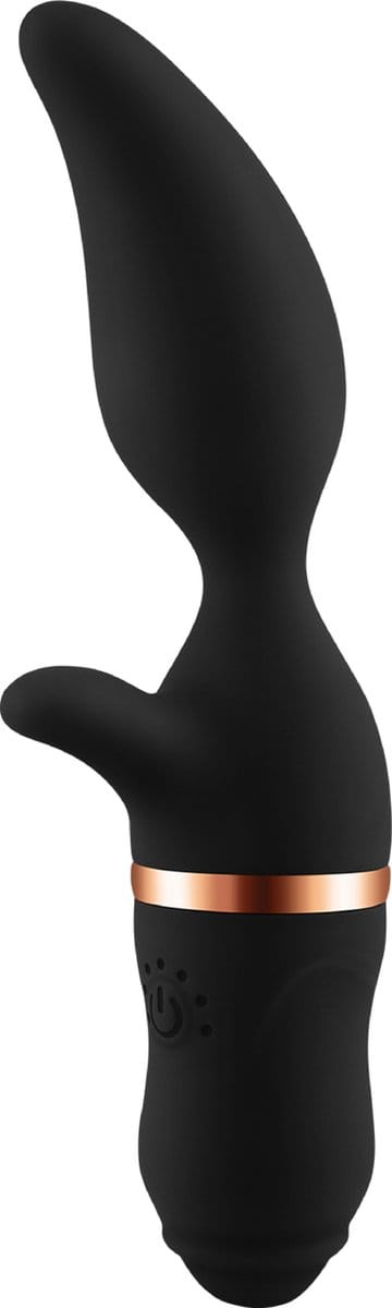 Cupitoys® Tarzan vibrator mangovorm - 19,8cm - Zwart - 7 standen - Vibrators voor vrouwen en mannen - Sex toys voor vrouwen en mannen