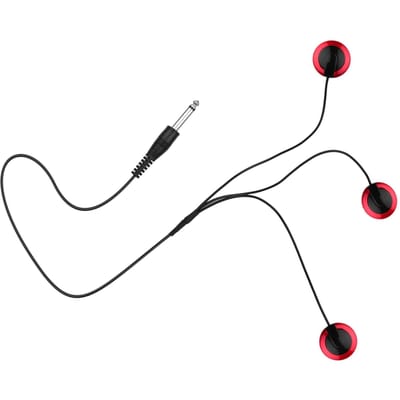 Micro-instrument adhésif pour guitare acoustique, Mini transducteur avec connecteur de 1/4 pouces pour 3.0m Cable