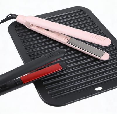 Hittebestendige Silikonent mat 30 x 23 cm voor Krultangen, Steiltangen en Strijkijzers - Multifunctionele Warmte-isolatie Mat voor Keuken, Eettafel en Bureau