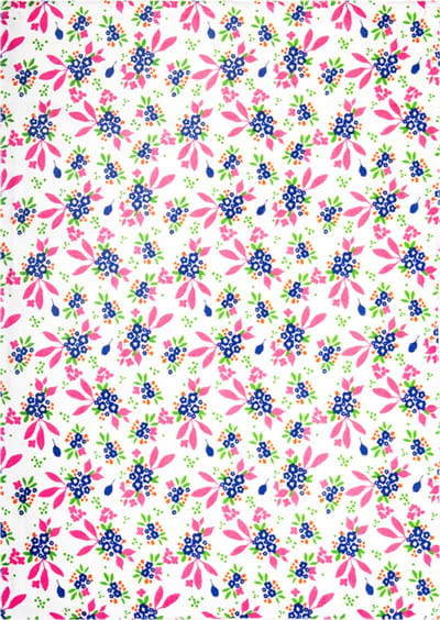 Kitsch Kitchen placemat Mercado de Flores blauw