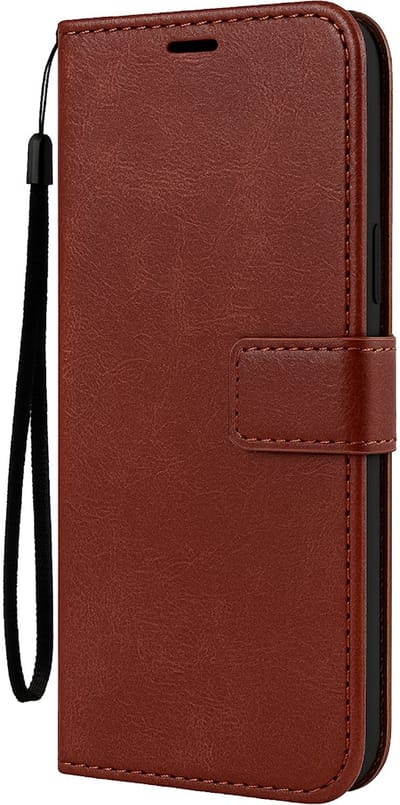 Hoesje Met Pasjeshouder - Geschikt voor Google Pixel 9a - Luxe Bookcase Portemonee - Flip Case - Kunstleer Book Case - Flipcase - Book Cover - Walletcase - Portemonneehoes - Bruin